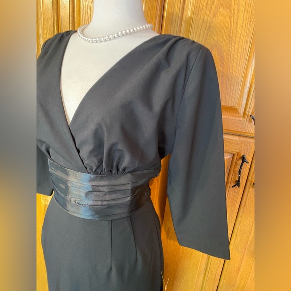 GLAMOUR BUNNY SOPHIA FITTED WIGGLE PINUP PENCIL DRESS RARE TOP VINTAGE MADMEN - Picture 4 of 11